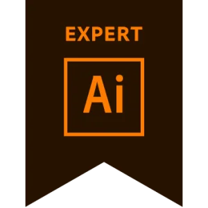 Illustrator Expert Badge 300x300 1